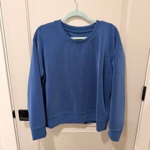a new day Blue Crewneck Sweatshirt